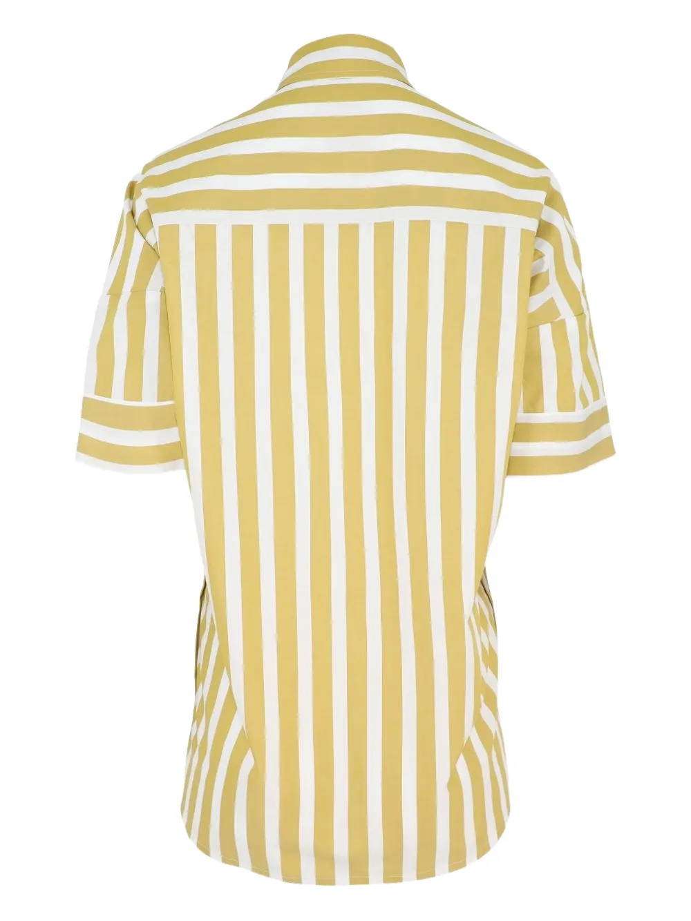 Pharaoh Payton gestreepte blouse met korte mouwen - Geel