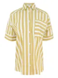 Pharaoh Payton stripe short-sleeve shirt - Yellow