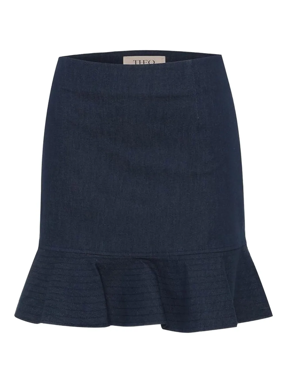 Theo By Tim Van Steenbergen ruffled-hem skirt | Blue | Image 1