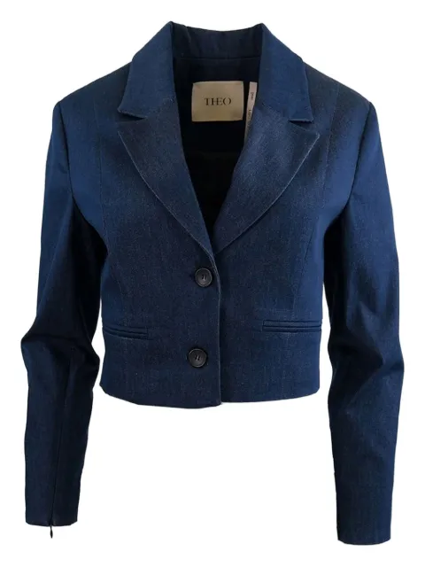 Theo By Tim Van Steenbergen two-button denim blazer