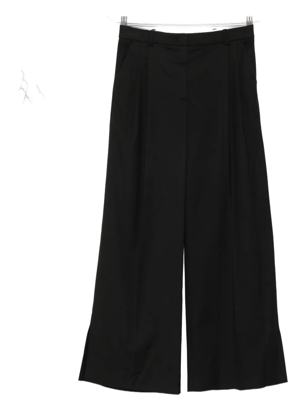The Garment Broek met riemlussen Zwart