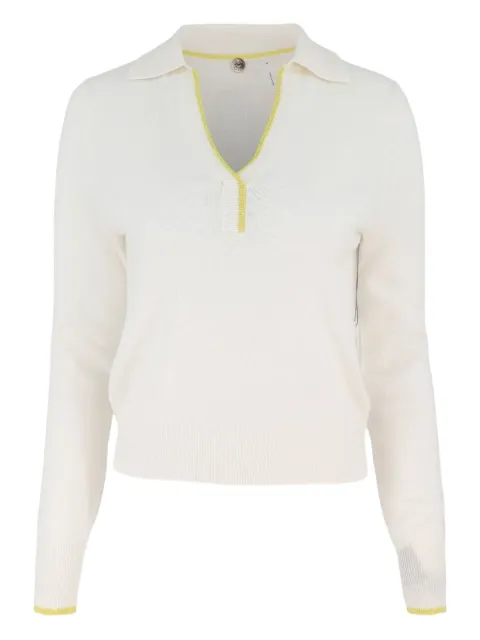 Margaret O'Leary Inc polo-neck ribbed sweater
