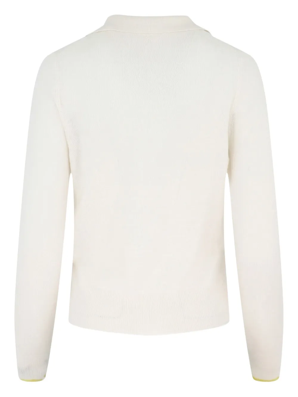 Margaret O'Leary Inc suéter tejido de canalé con cuello de playera tipo polo | Suéteres | Image 2