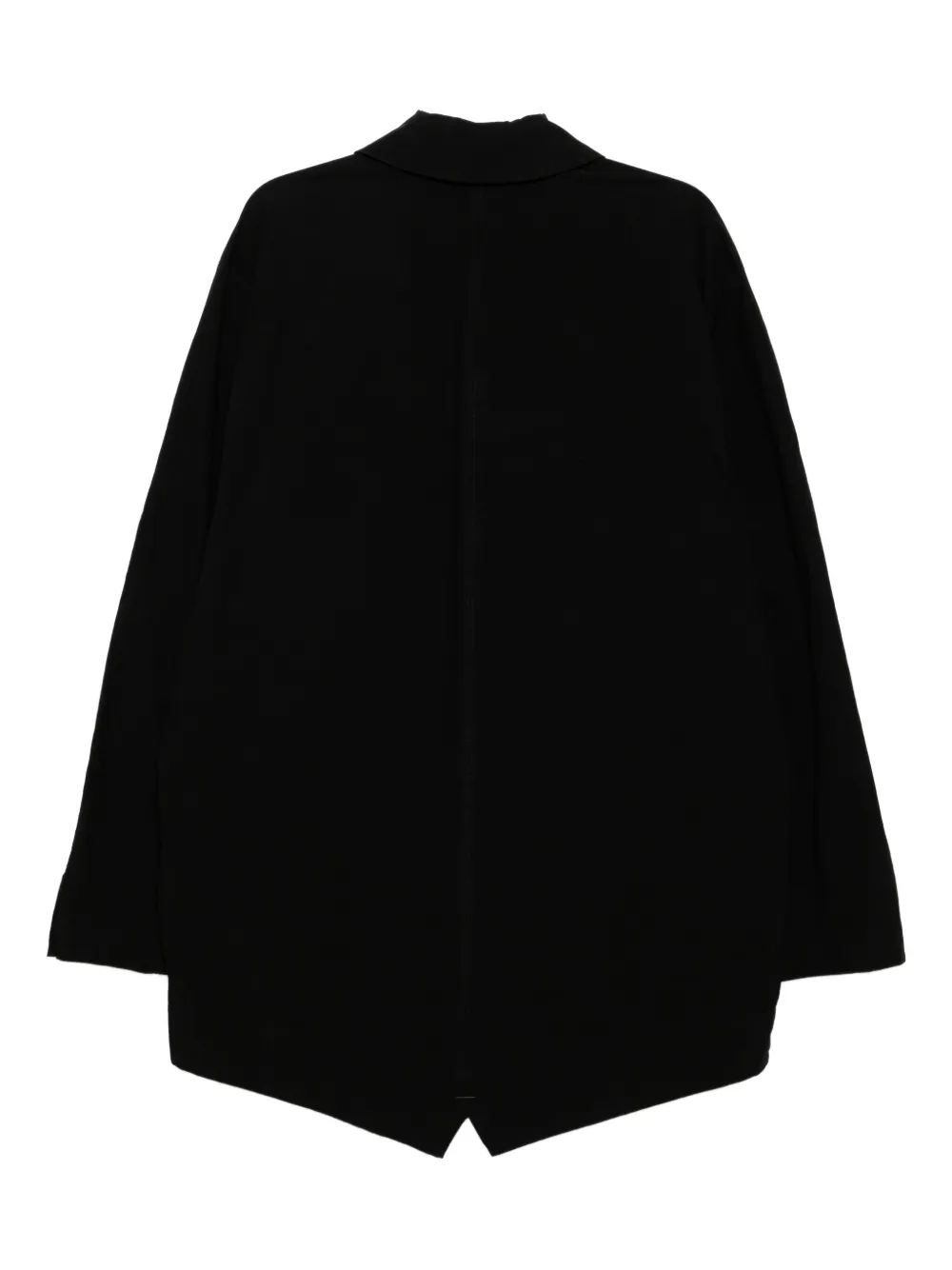Transit Blazer met enkele rij knopen Zwart