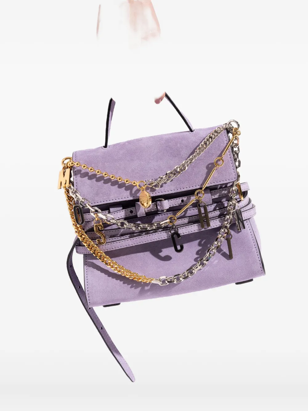 Moschino Schakelhalsketting met hanger Goud