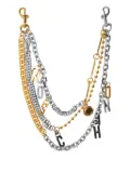 Moschino pendant-embellished chain-link - Gold