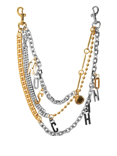 Moschino pendant-embellished chain-link
