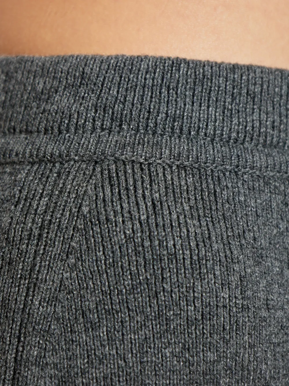 TOM FORD ribbed cashmere skirt Grijs