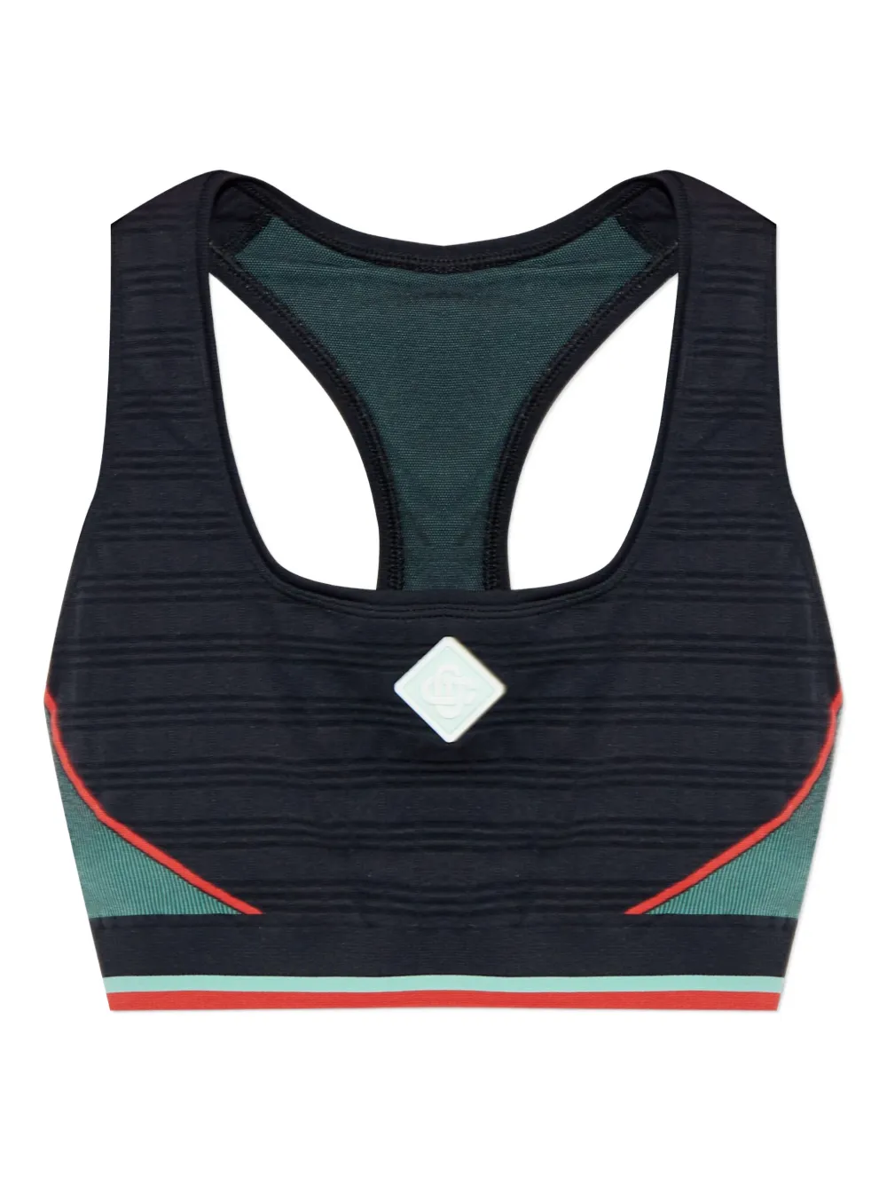 Casablanca racerback sports bra | Black | Image 1