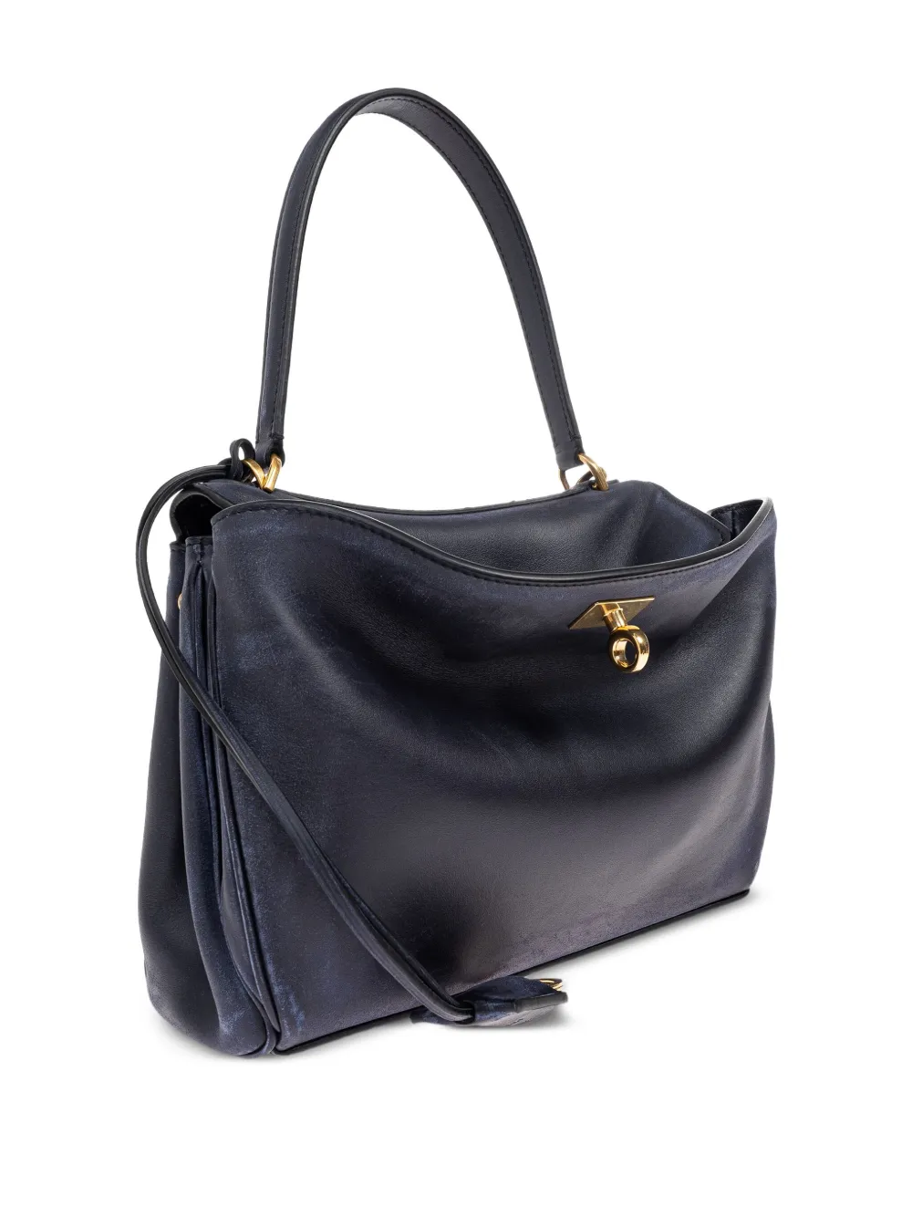 Balenciaga Tas met gesp en handvat Blauw