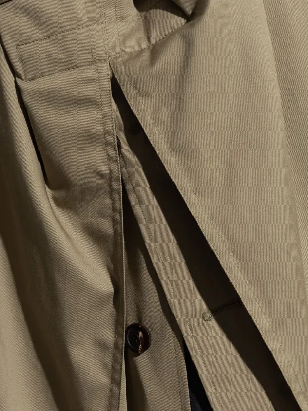 ＊BALENCIAGA＊ツイル素材 ダブルブレスト トレンチコート Balenciaga ダブルブレスト トレンチコート | ニュートラル