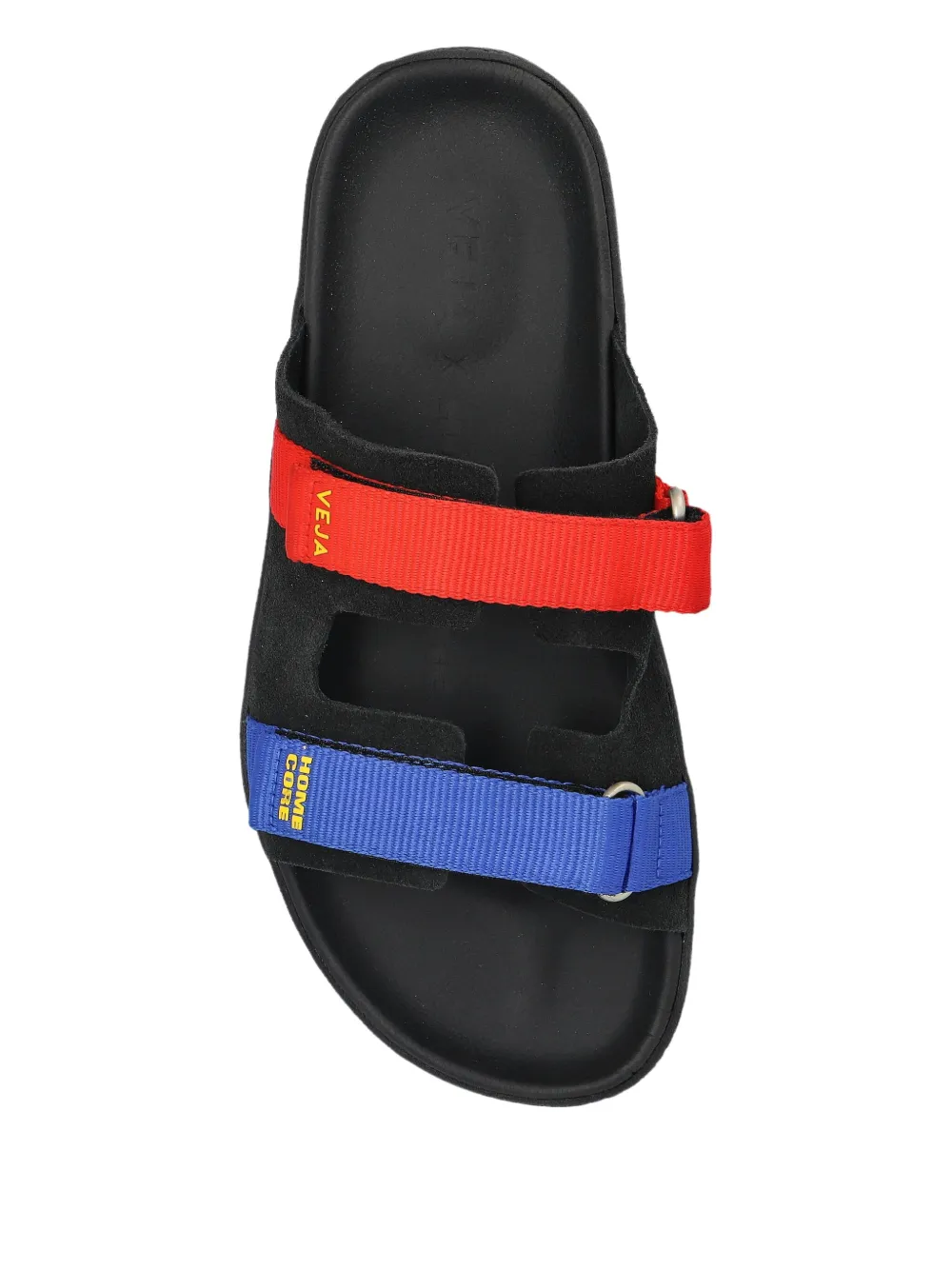 VEJA x Homecore slippers met logo Zwart