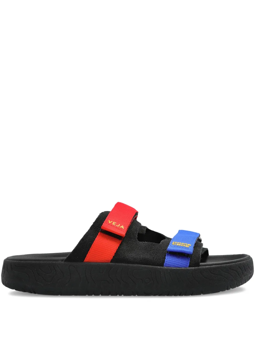VEJA x Homecore slippers met logo Zwart