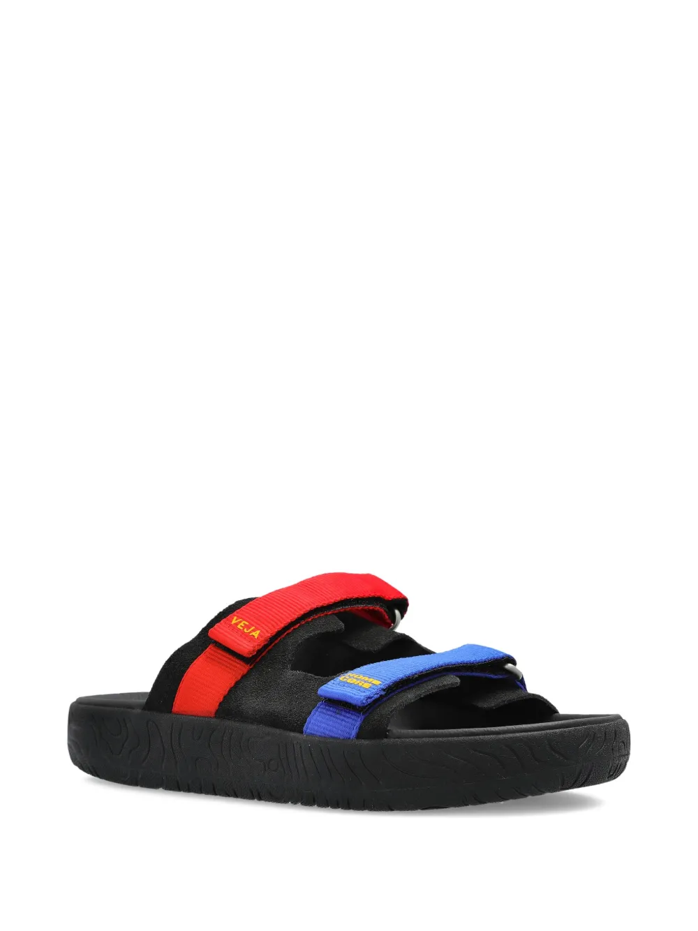 VEJA x Homecore slippers met logo Zwart