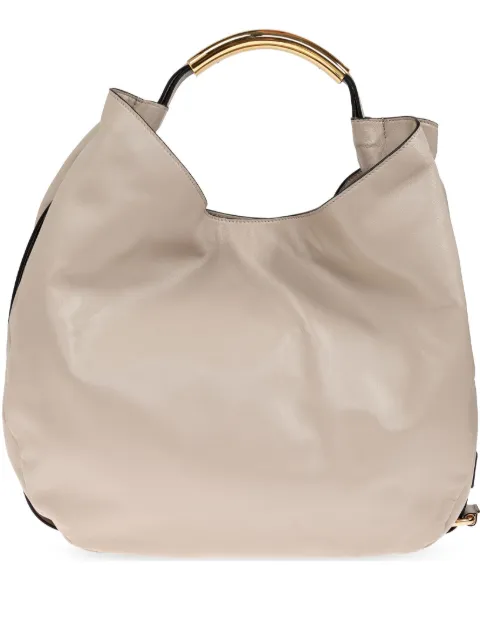 Moschino leather tote bag