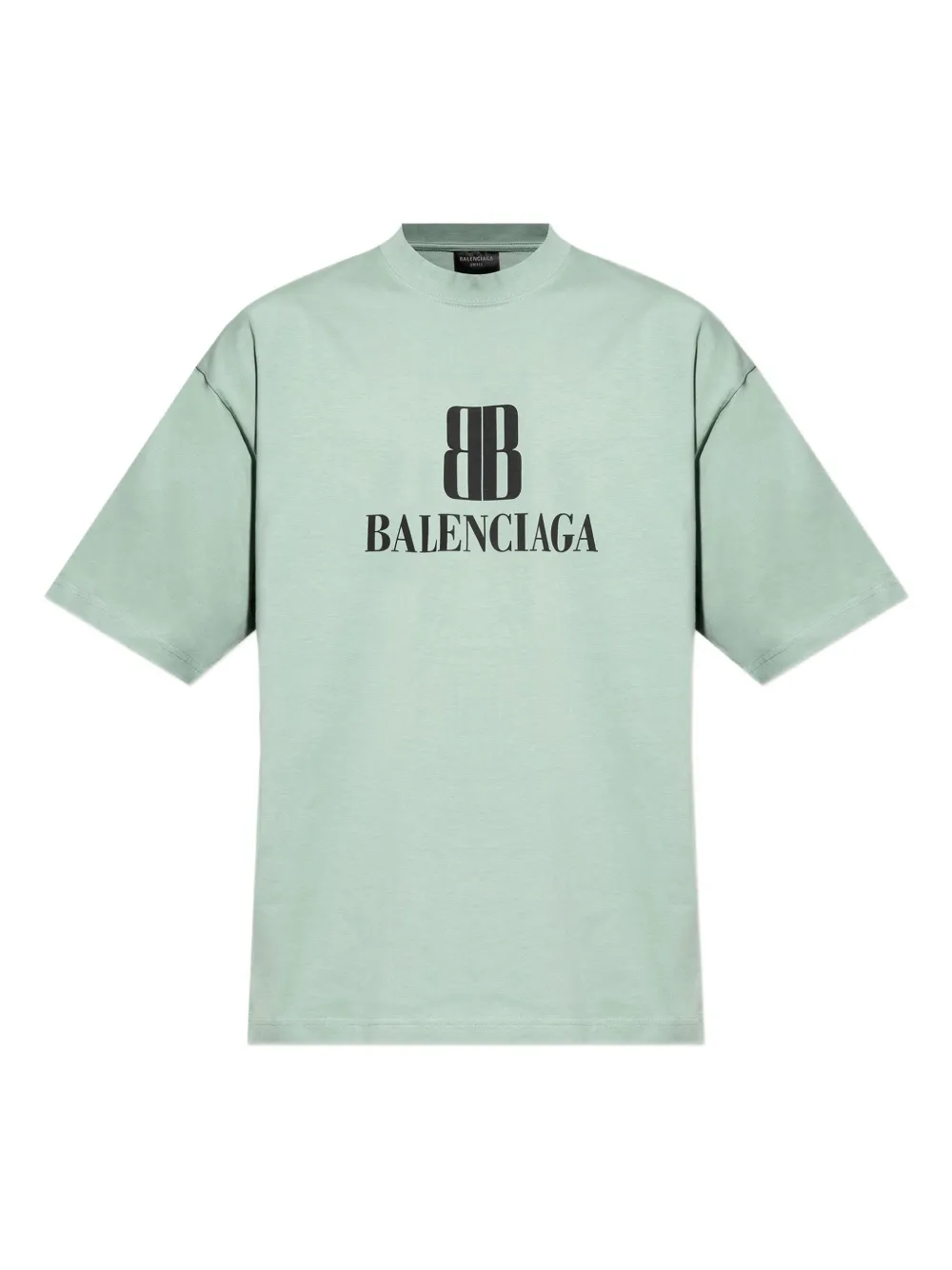 Balenciaga Nano BB logo-print T-shirt Groen