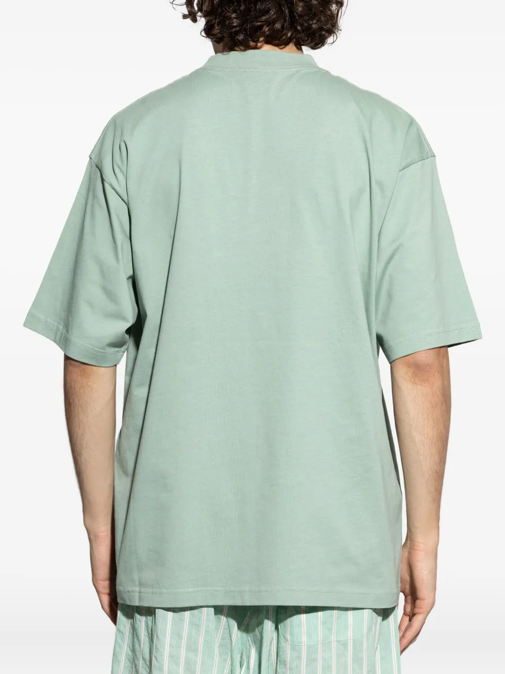 Balenciaga Nano BB logo-print T-shirt Groen