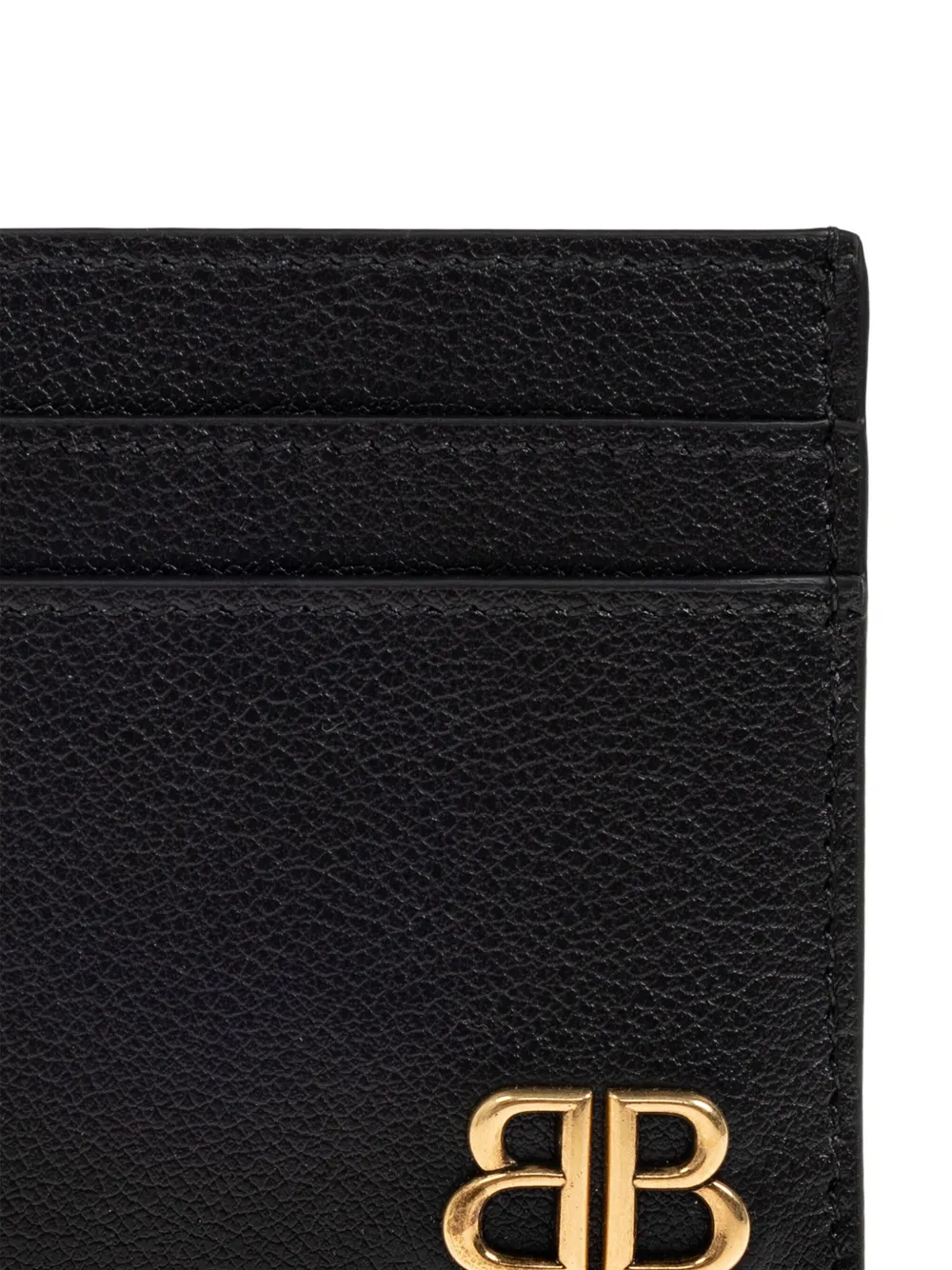 Balenciaga Pasjeshouder met logoplakkaat Zwart