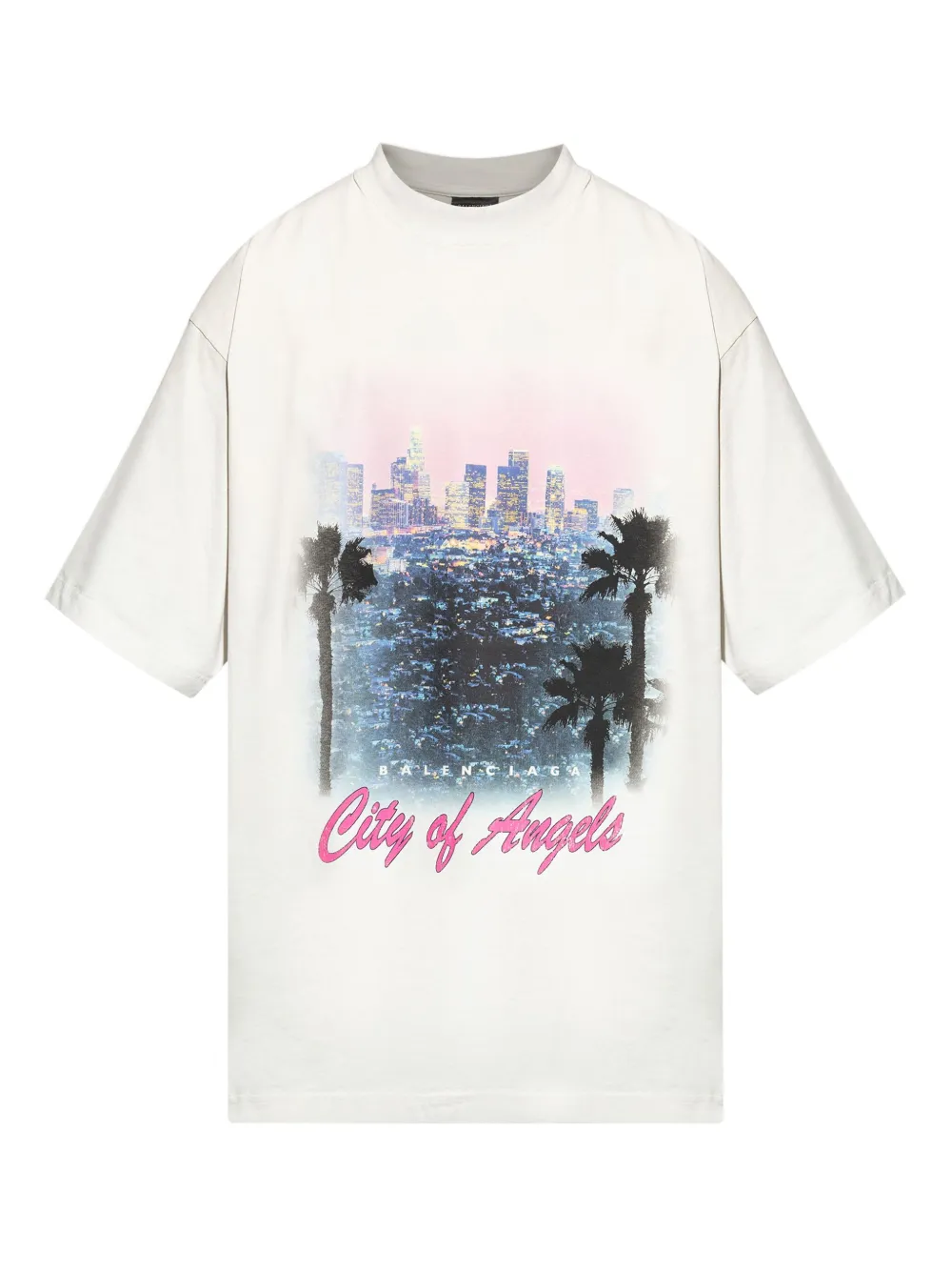 Balenciaga City Of Angels graphic-print T-shirt | White | Image 1