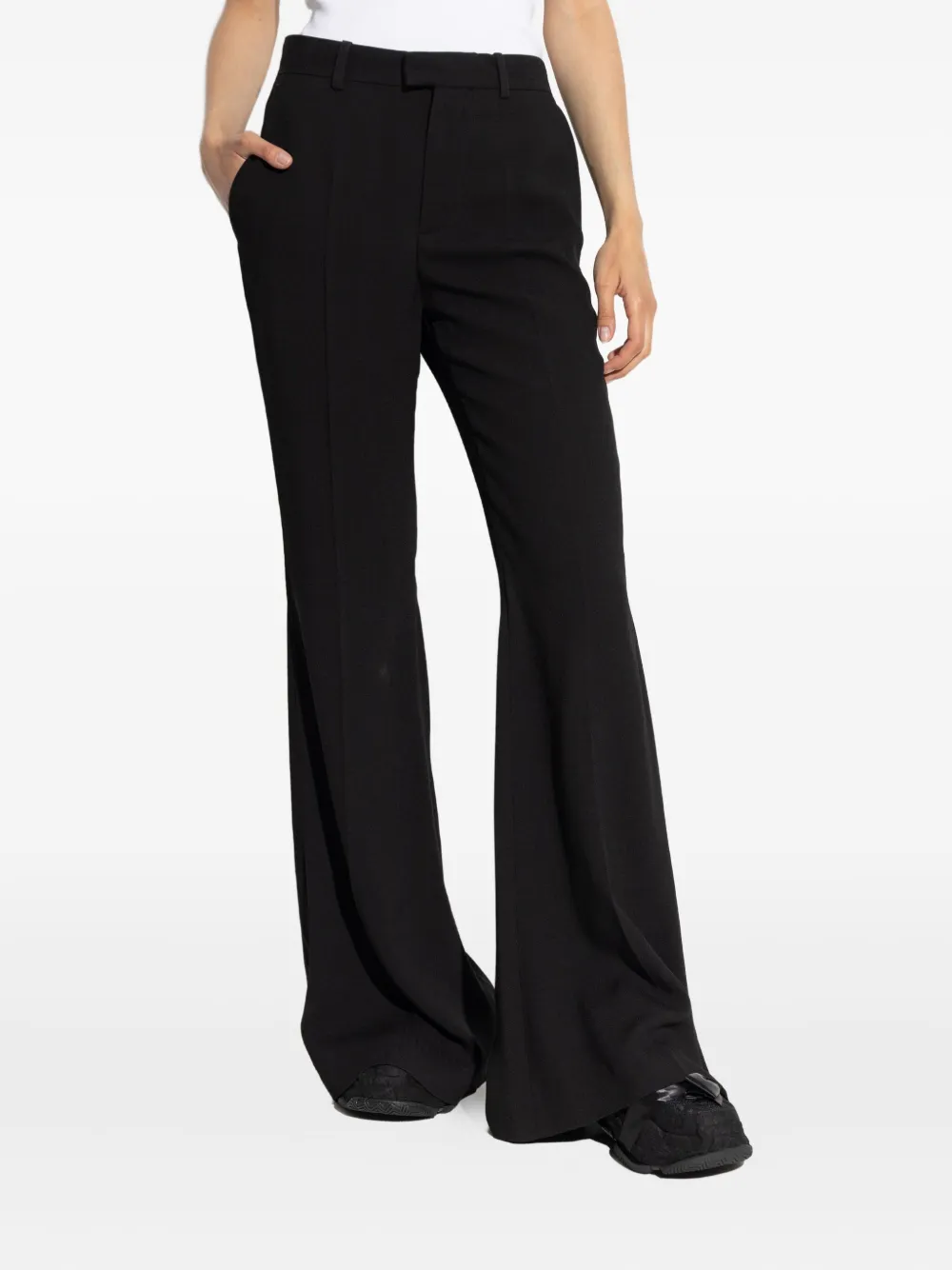 Balenciaga Flared broek Zwart