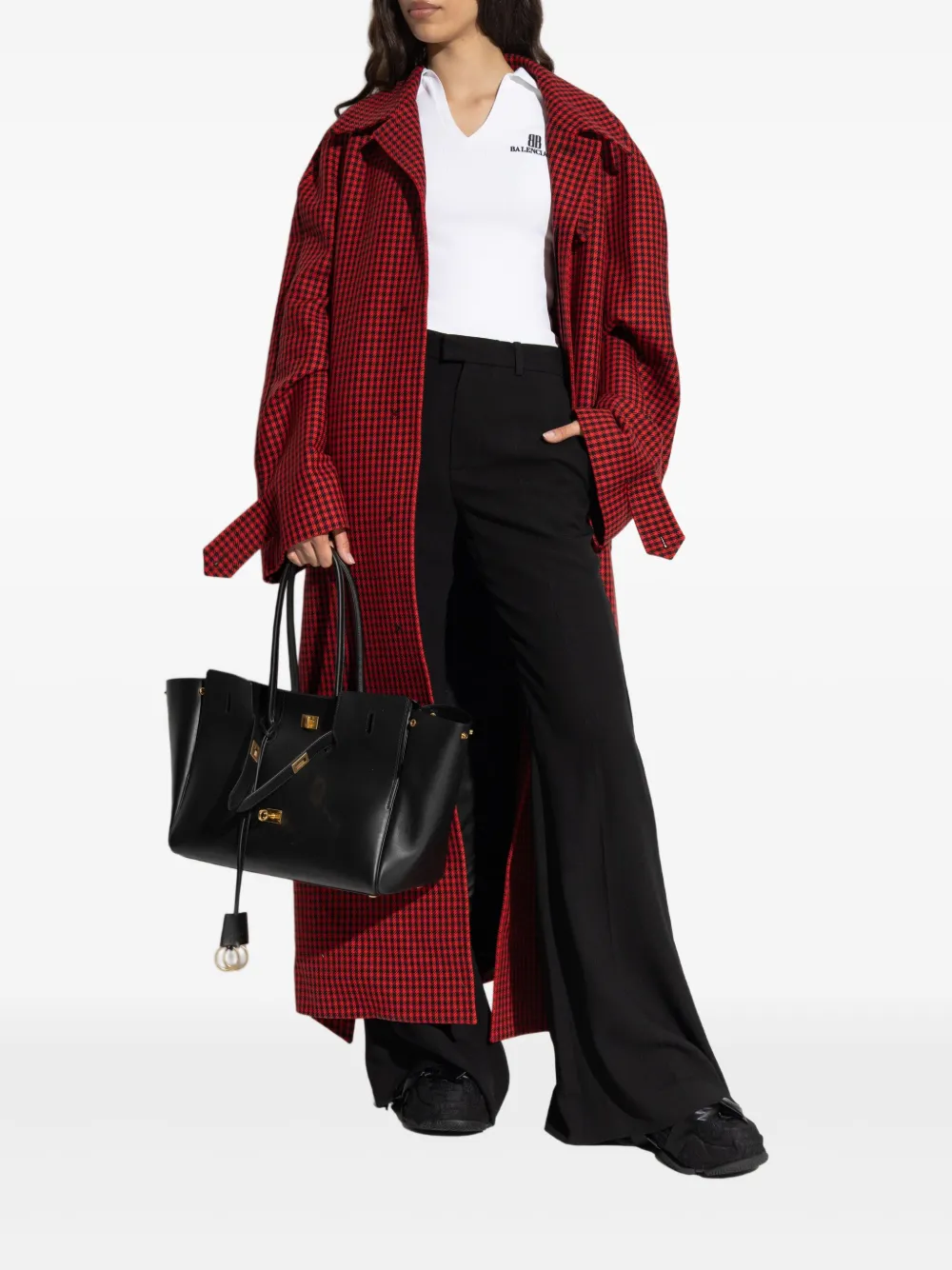 Balenciaga Flared broek Zwart
