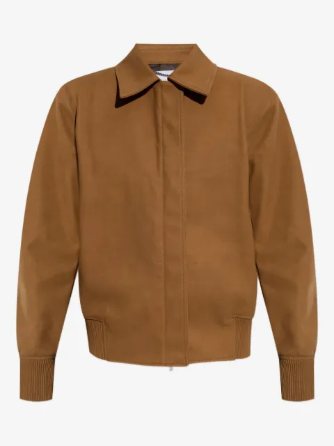 Stella McCartney collared ribbed-trim jacket