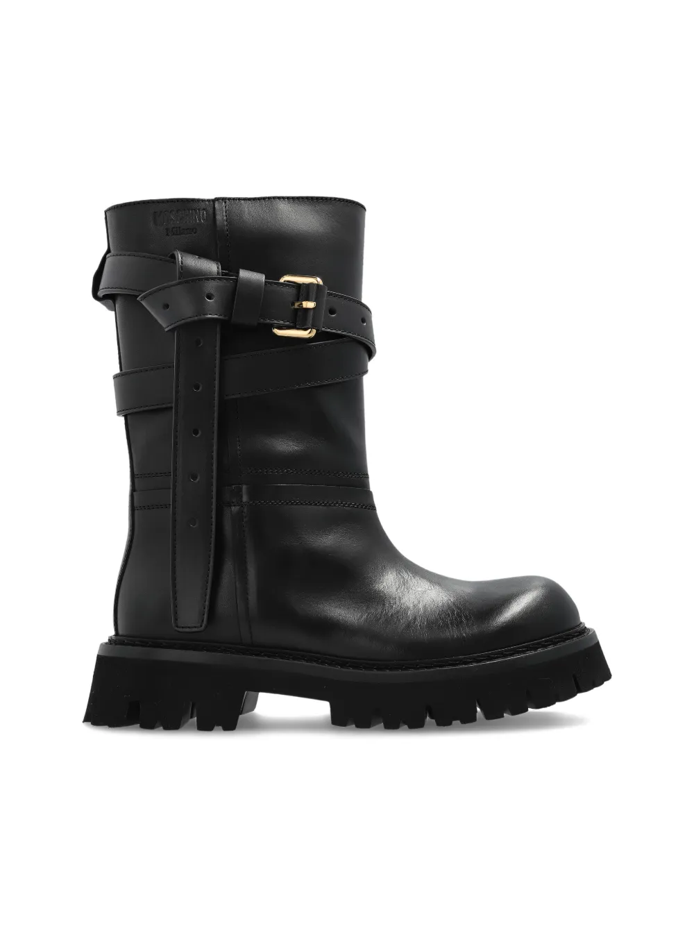Moschino Buckle-strap Boots