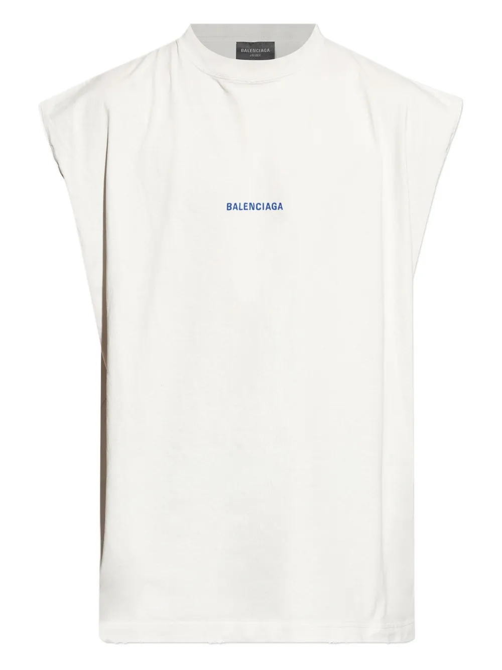 Balenciaga logo-embroidered vest – Neutrals