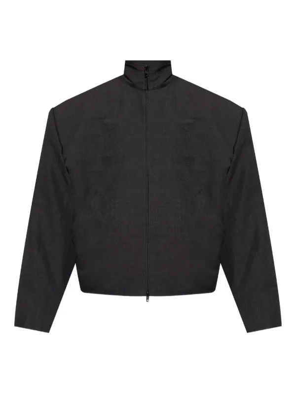 Balenciaga Padded-shoulder Zip-up Jacket in 1000
