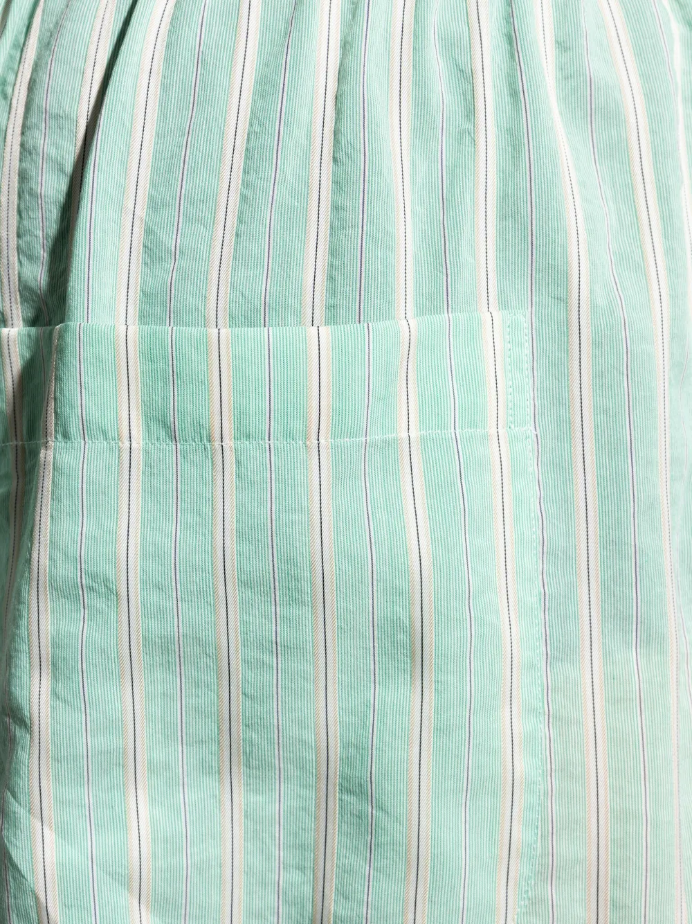 Balenciaga Gestreepte broek Groen