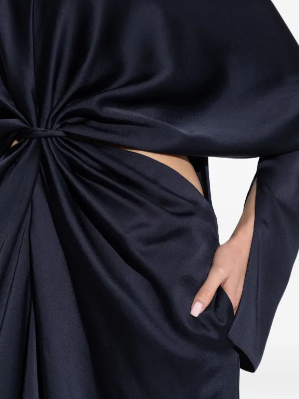 Stella McCartney twist-detail Dress | Blue | FARFETCH