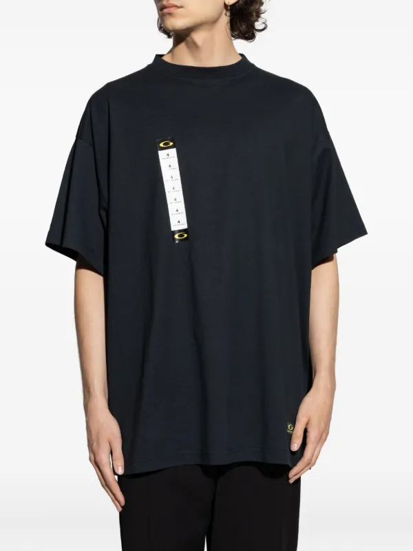 Balenciaga crew-neck T-shirt | Black | FARFETCH JO