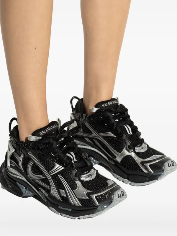 Balenciaga Panelled Sneakers | Black | FARFETCH