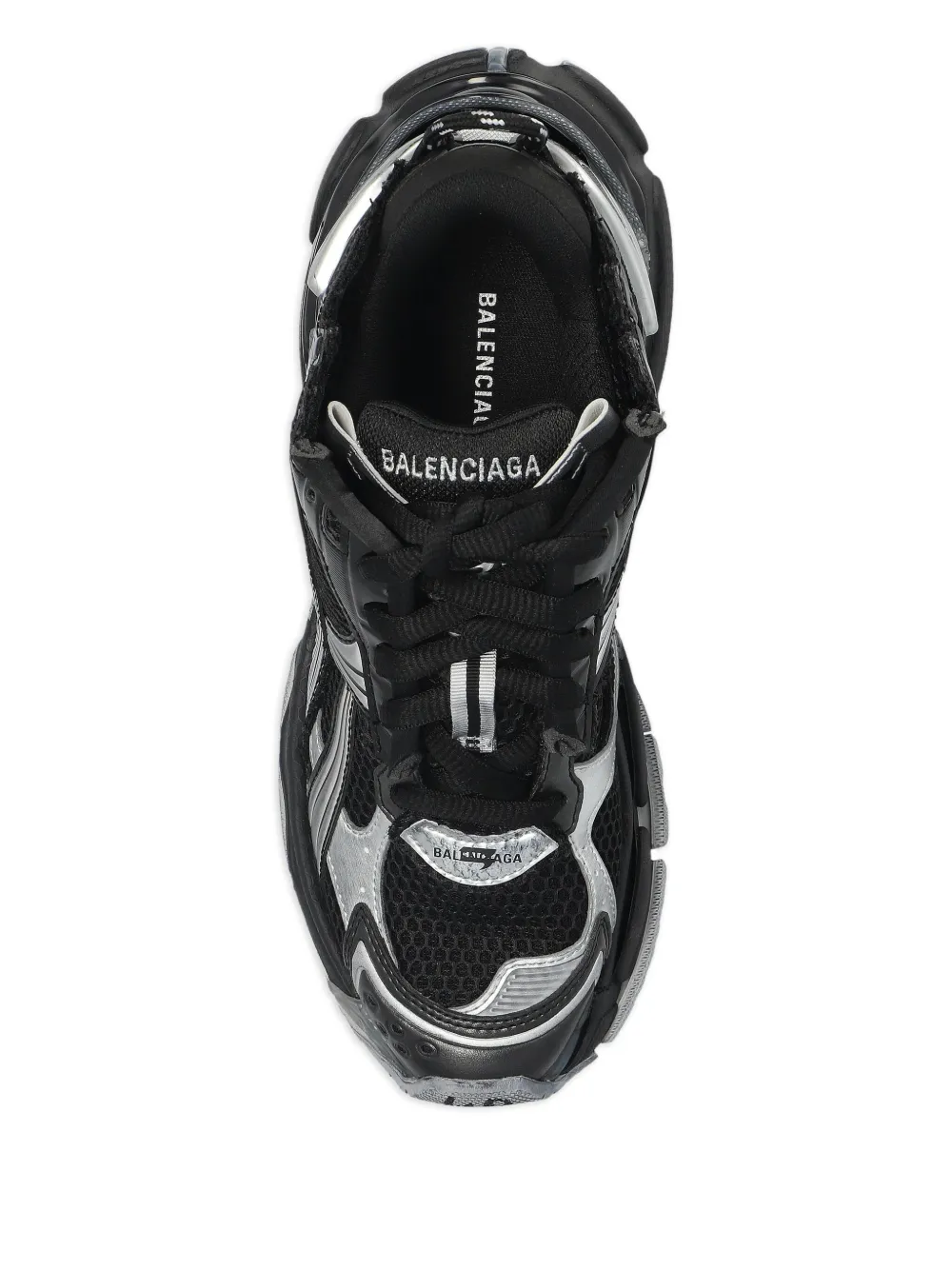 Balenciaga panelled sneakers Black