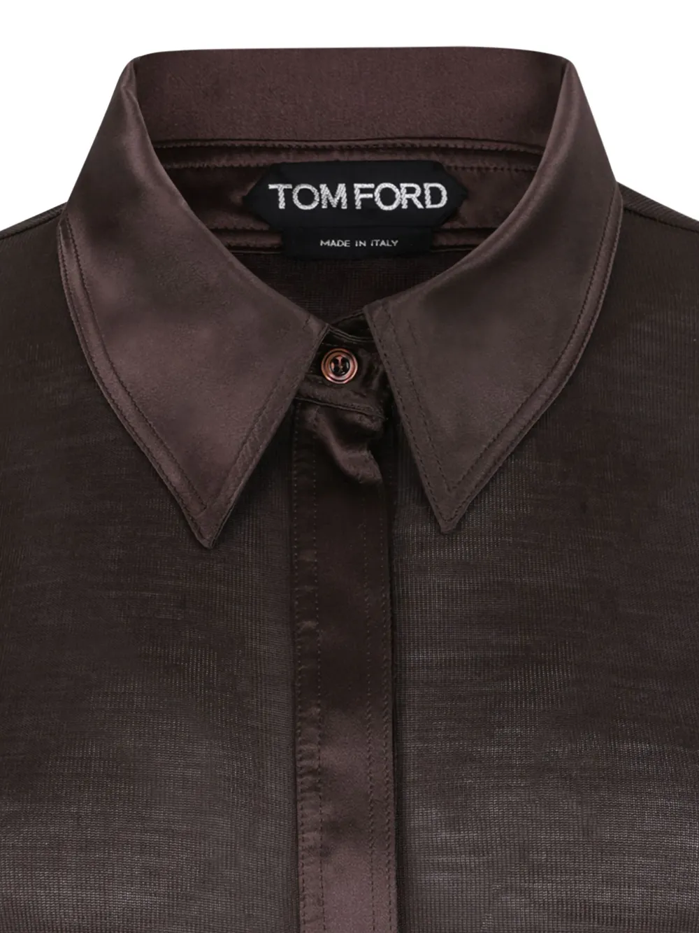  Tom Ford Silk Blouse - Brown 