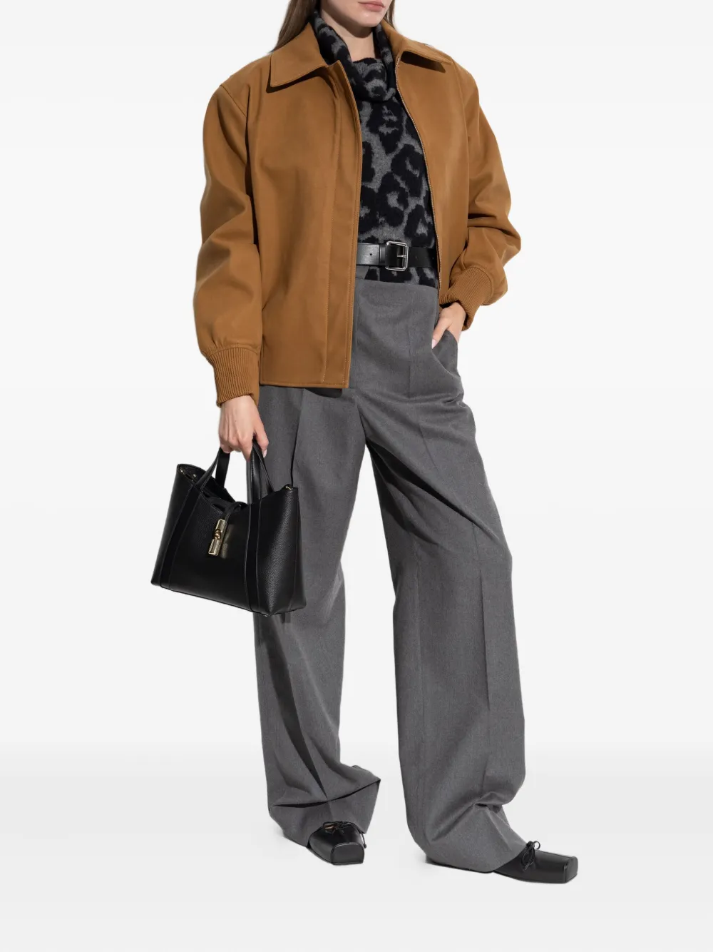 Stella McCartney leopard-pattern roll-neck jumper | Knitted Sweaters | Image 2