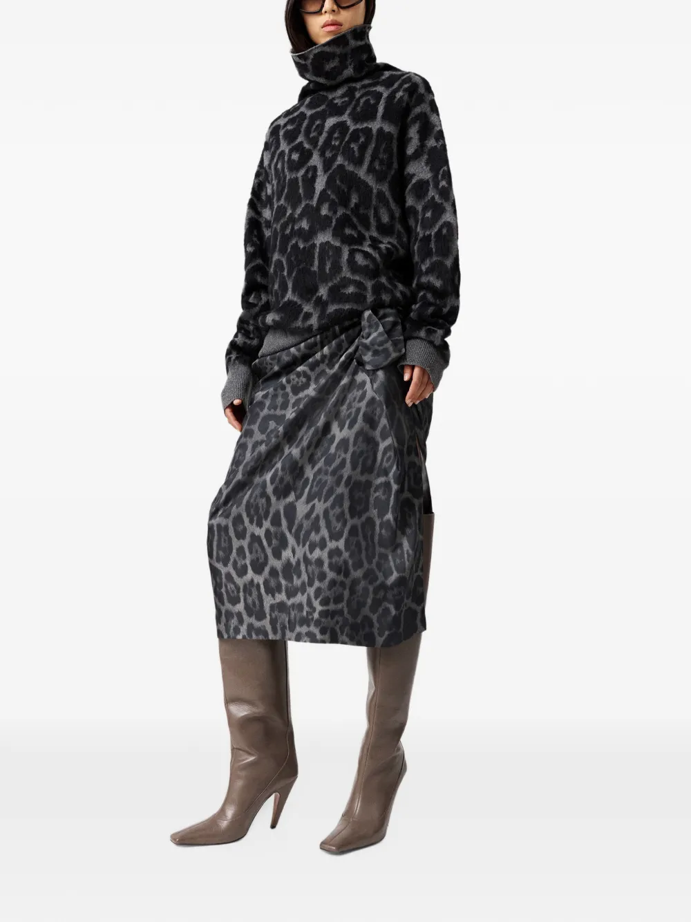 Stella McCartney Coltrui met luipaardprint Grijs