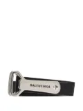 Balenciaga Bottle Opener D Ring leather belt - Black