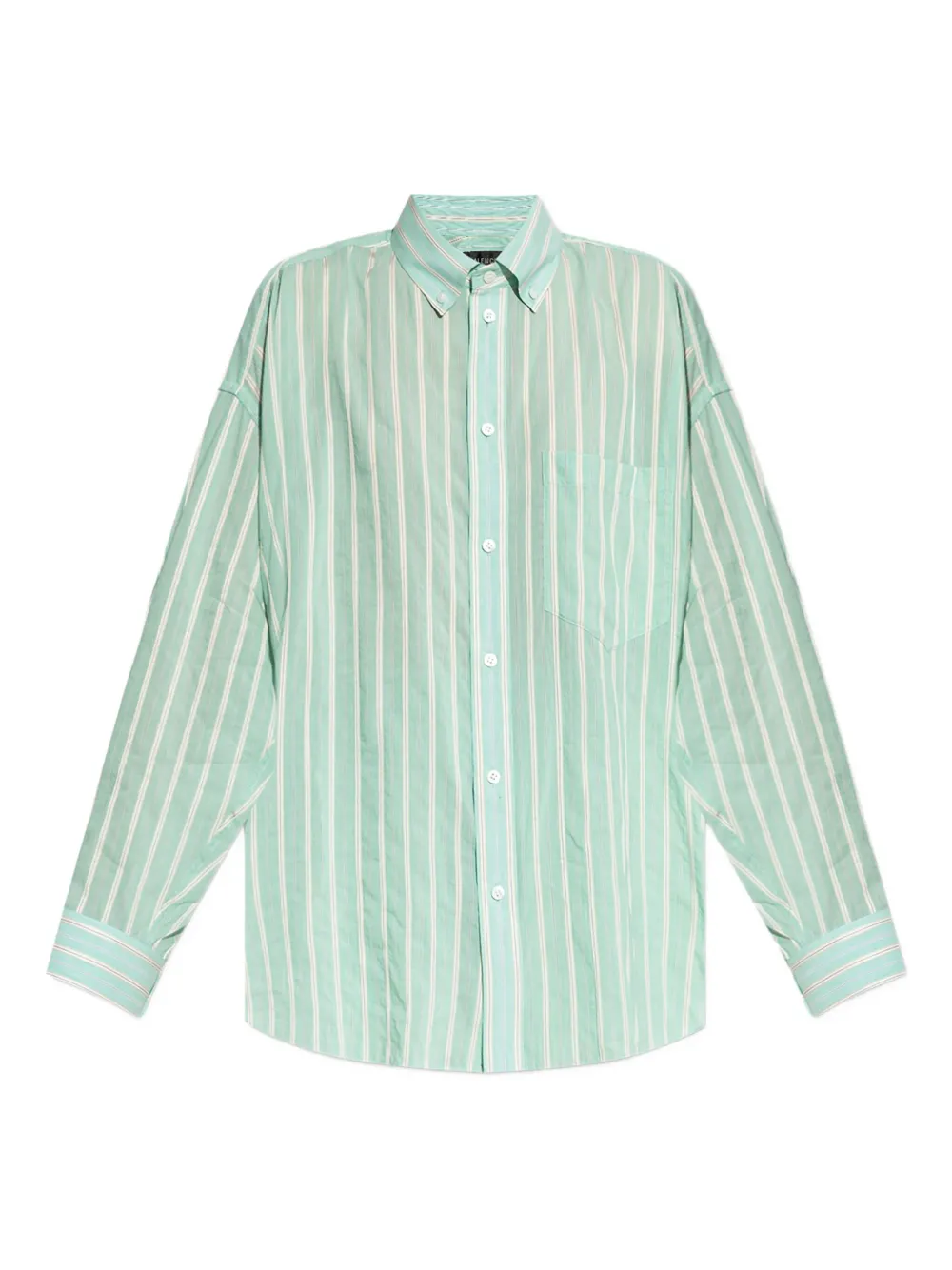 Balenciaga Cocoon shirt Groen