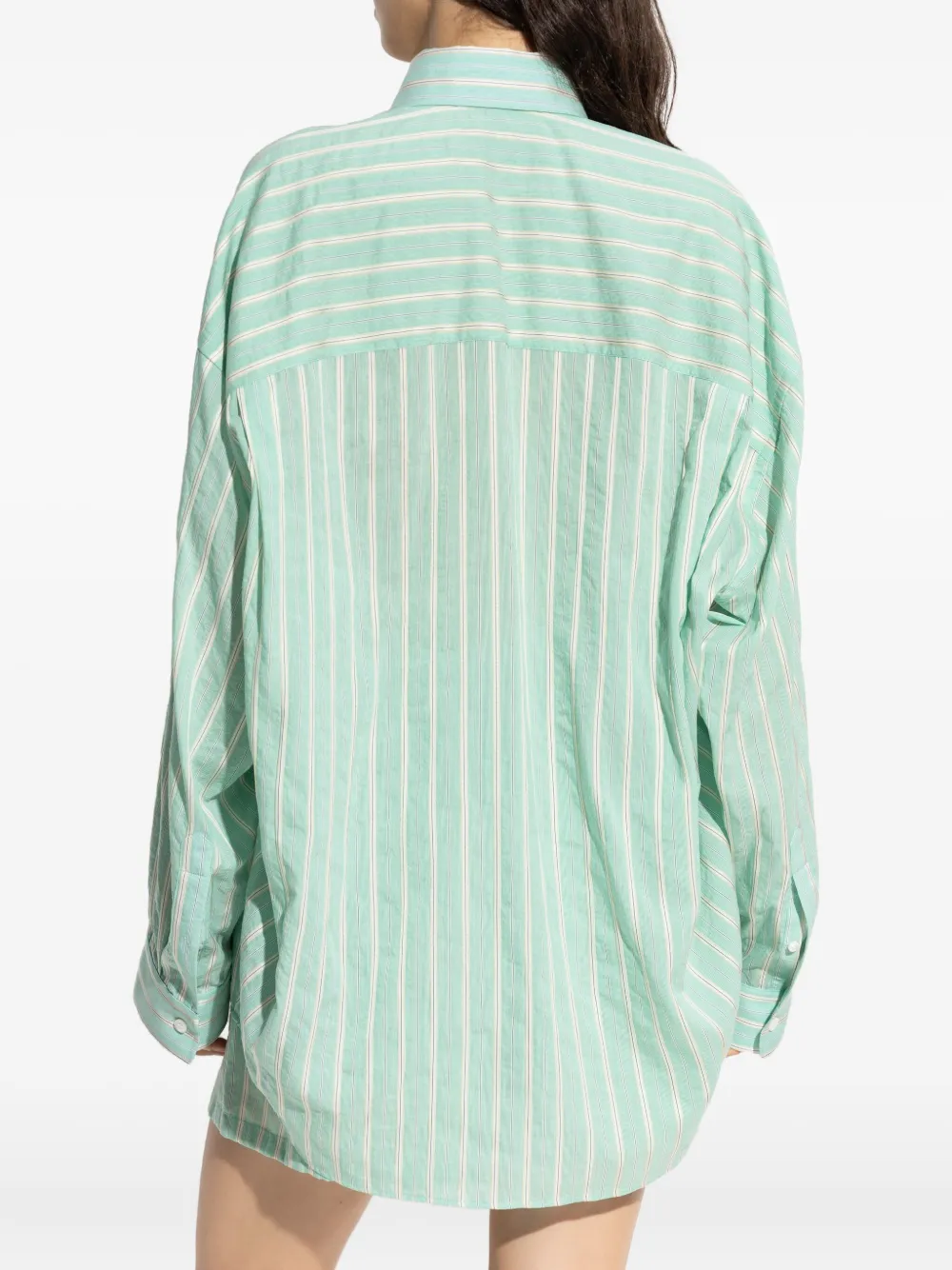 Balenciaga Cocoon shirt Groen