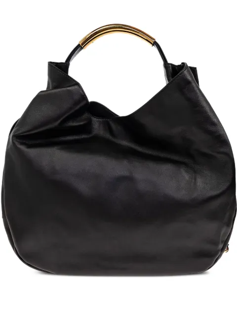 Moschino sac cabas en cuir