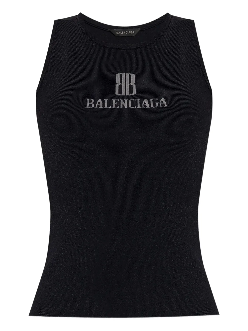 Balenciaga Nano BB tank top Zwart