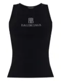 Balenciaga Nano BB tank top - Black