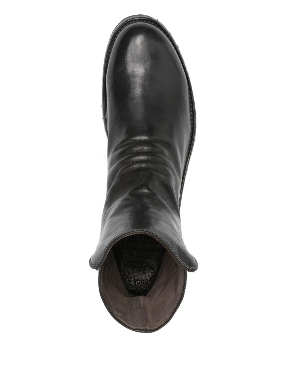 Officine Creative Ikonic 004 side-zip calf-leather boots Black