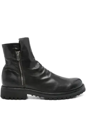 Officine Creative レザー アンクルブーツ | ブラック | FARFETCH JP