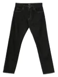 Giorgio Armani contrast-stitching jeans - Black