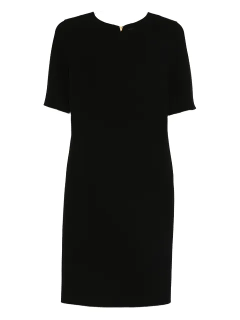 Giorgio Armani zip-fastening short-sleeve midi dress