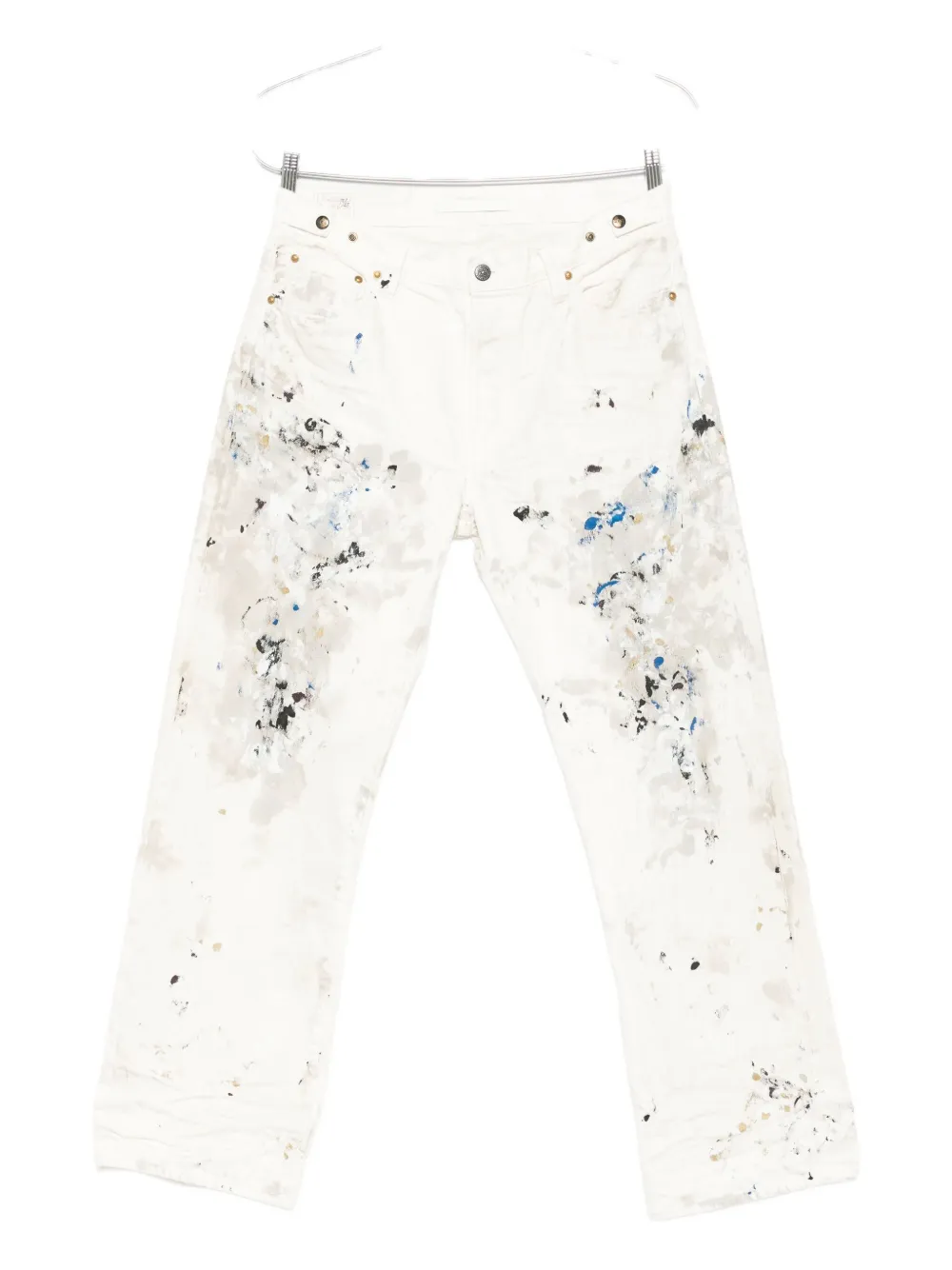 Mastercraft Union paint-splatter jeans - Toni neutri