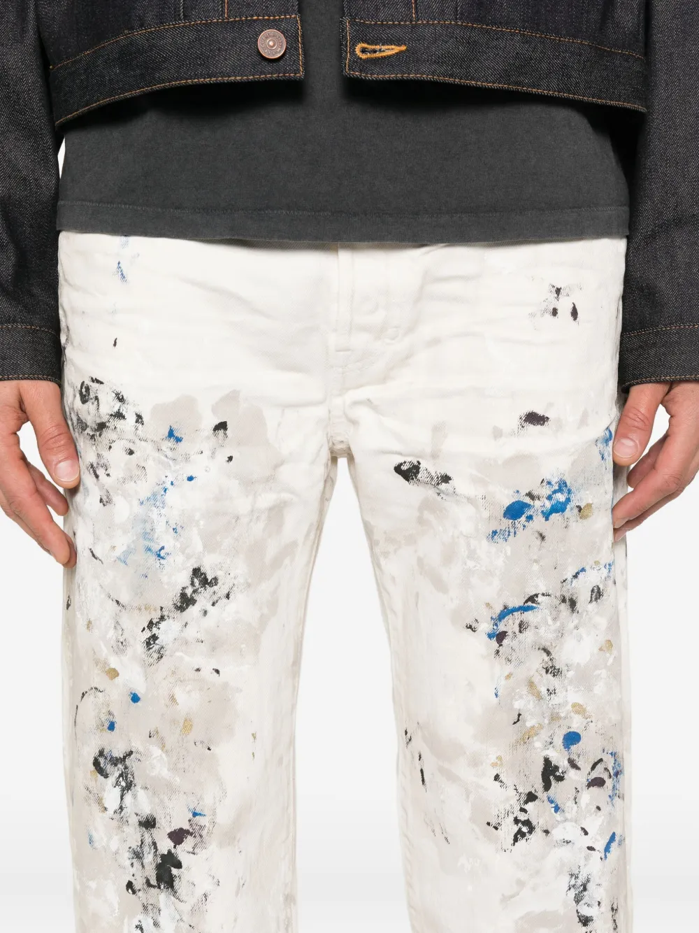 Mastercraft Union Jeans con effetto vernice | Image 5