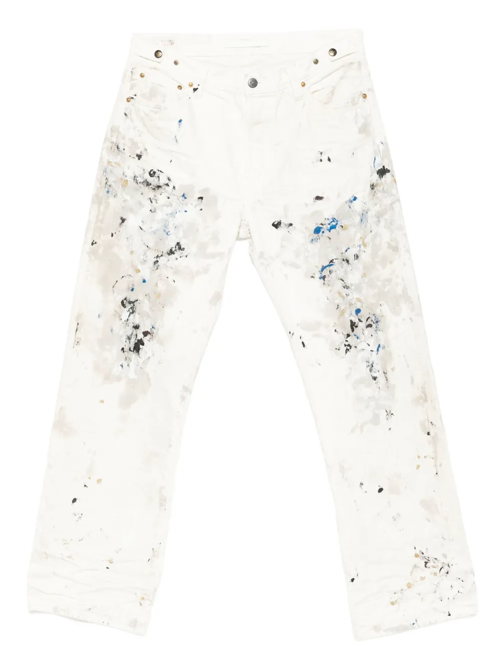 Mastercraft Union paint-splatter jeans - Toni neutri